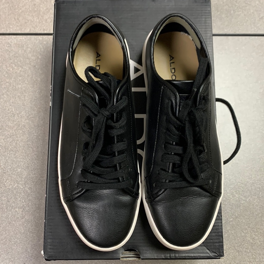 Black Aldo Men Shoes